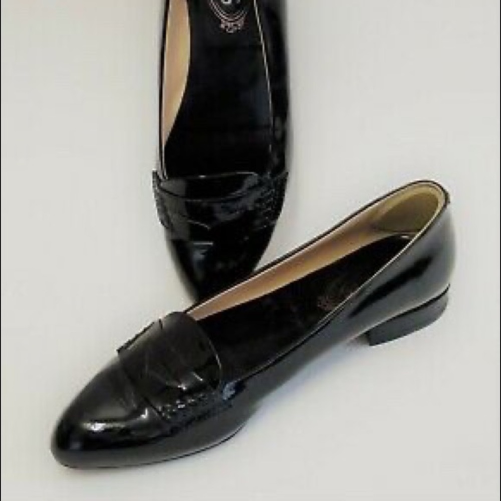 Tod’s patent leather loafers